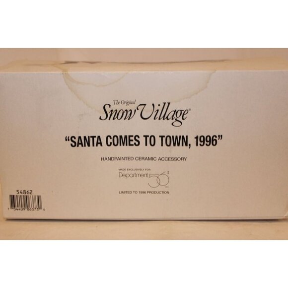 Dept 56 Snow Village - Santa Comes to Town, 1996 - Picture 6 of 6